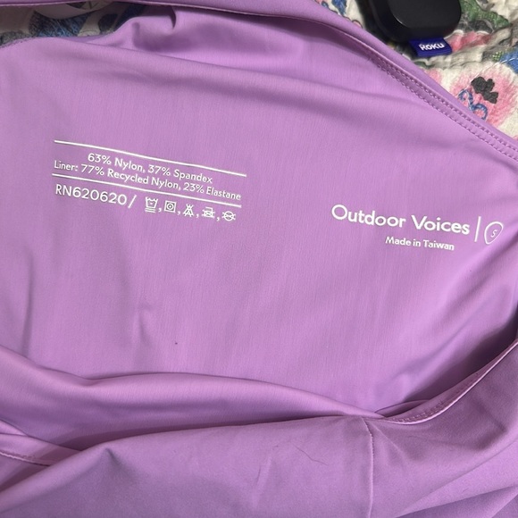 EUC Outdoor Voices One Shoulder Purple Athletic Dress Small - Picture 3 of 3